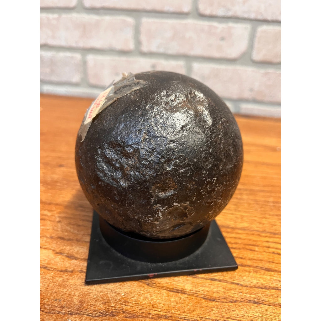 Antique Civil War Era 12 Pound Solid Shot Cast Iron Cannonball 4.5" Maryland Dug