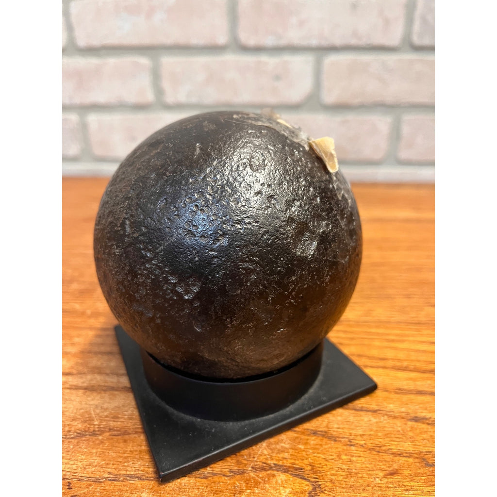 Antique Civil War Era 12 Pound Solid Shot Cast Iron Cannonball 4.5" Maryland Dug