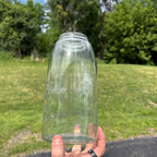 Vintage Mason Jar Patent Nov. 30th 1858 Clear Half Gallon Bold Marking
