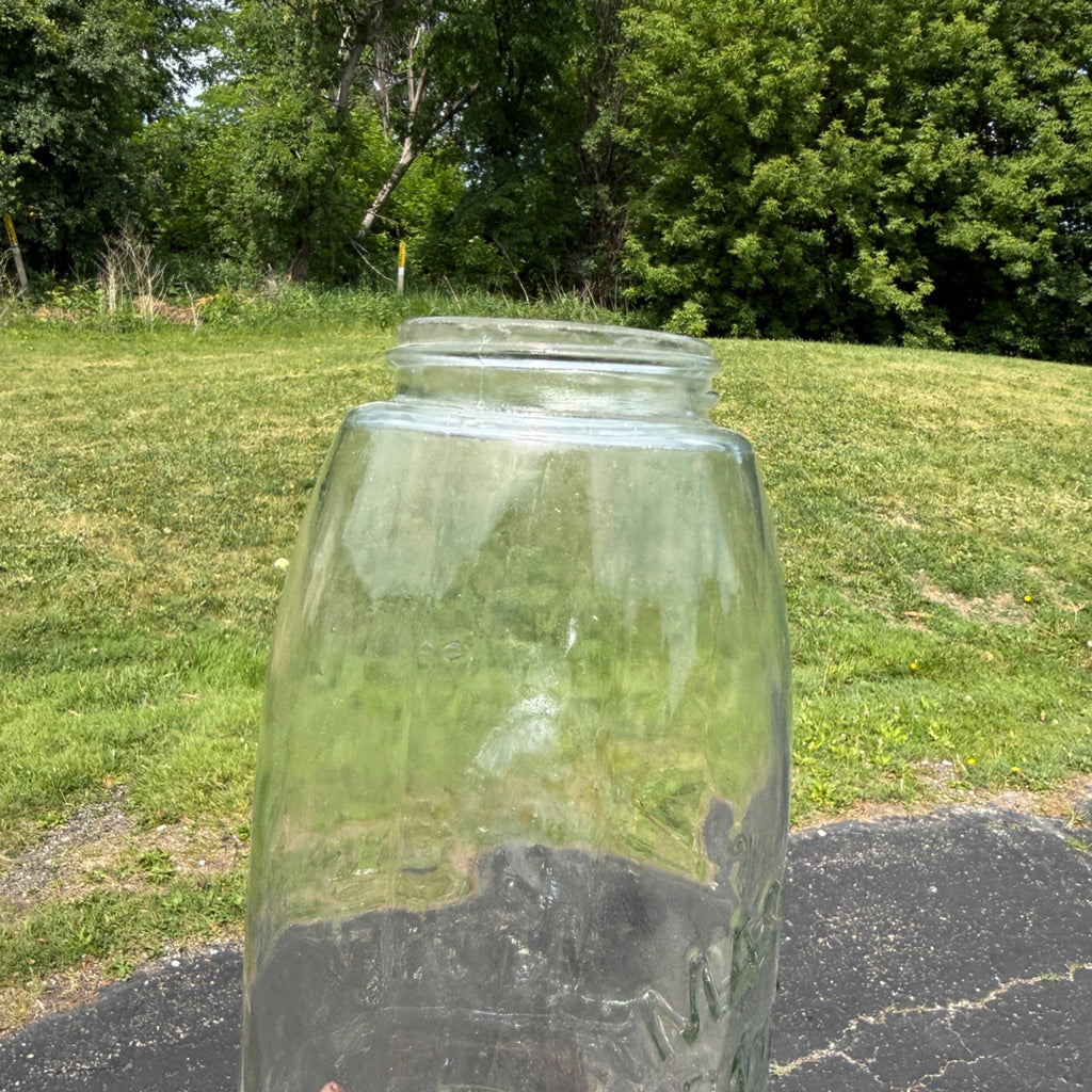 Vintage Mason Jar Patent Nov. 30th 1858 Clear Half Gallon Bold Marking