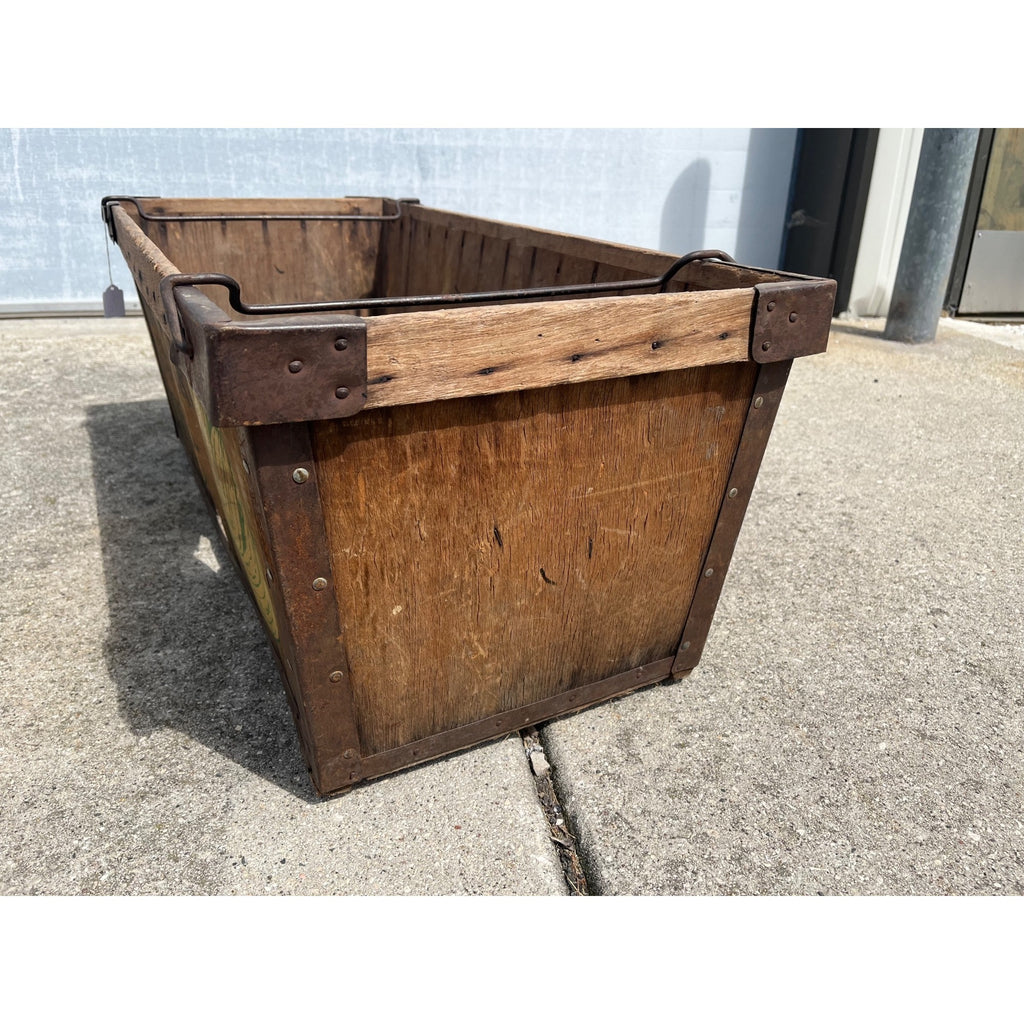 Vintage Cohodas Manis Banana Company Fond du Lac Wis Advertising Wooden Crate Box