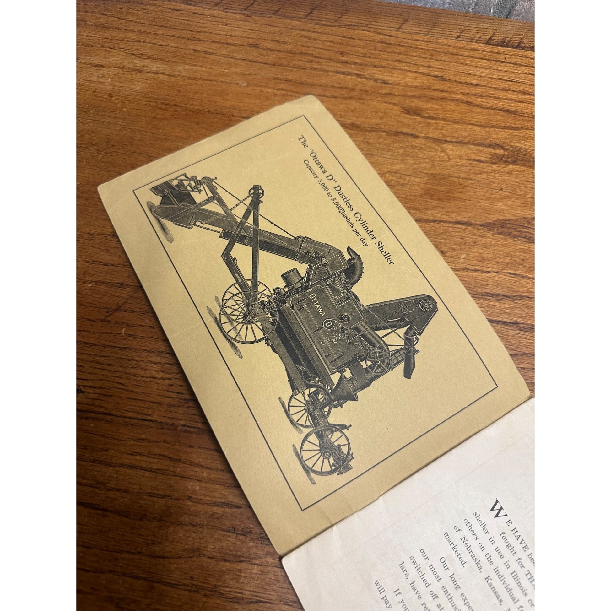 1910's Ottawa Corn Shellers Catalog King & Hamilton Company Ottawa Illinois