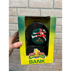 Vintage 1994 Mighty Morphin Red Power Rangers Coin Bank Original Box NOS NEW