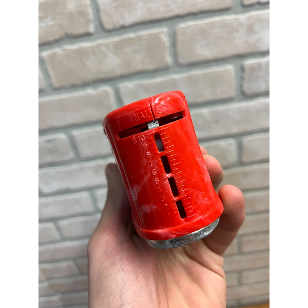 Vintage First National Bank West Bend Wisconsin Red Bakelite? Coin Bank - No Key