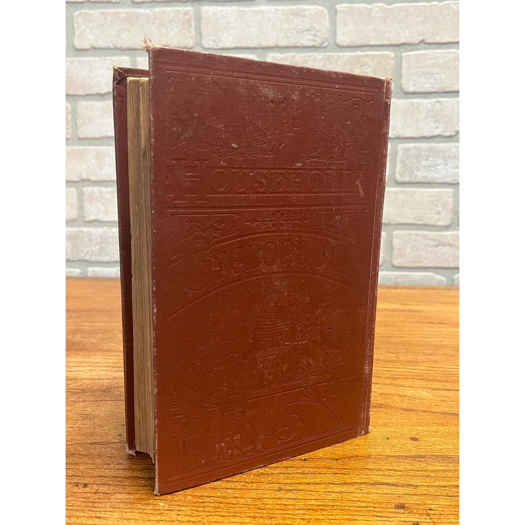 Antique The Household Cyclopedia USeful Knowledge Book 1880s Victorian Animals