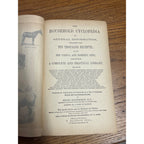 Antique The Household Cyclopedia USeful Knowledge Book 1880s Victorian Animals