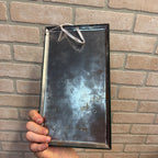 Vintage Wayne Graham Franklin Life Insurance Calendar Tin Sign Frame