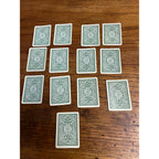 1880s McLoughlin Bros Boxed Fortune Telling Card Game Madame Lenormand Halloween