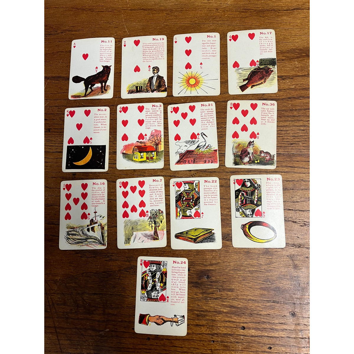 1880s McLoughlin Bros Boxed Fortune Telling Card Game Madame Lenormand Halloween