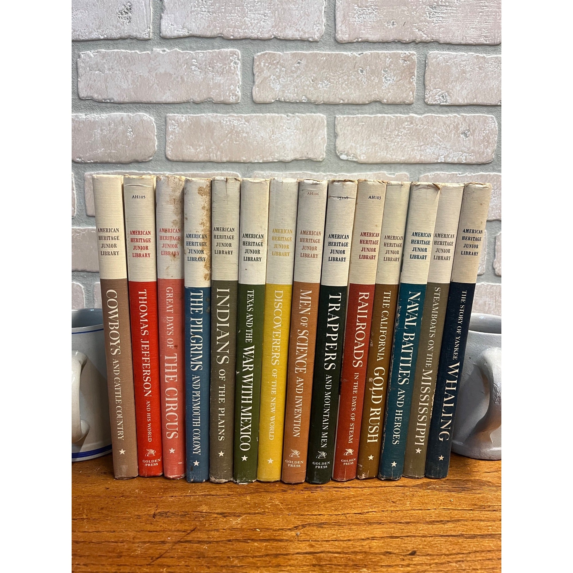 American Heritage Junior Library Hardcover Books Homeschool History Lot (14)