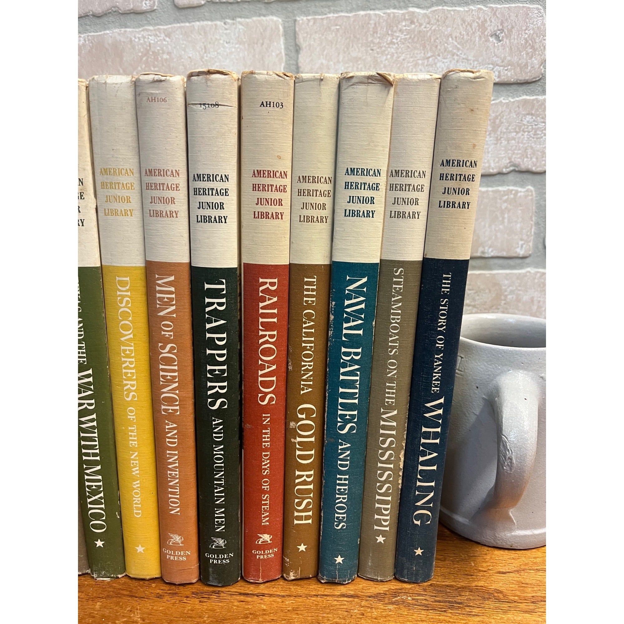 American Heritage Junior Library Hardcover Books Homeschool History Lot (14)