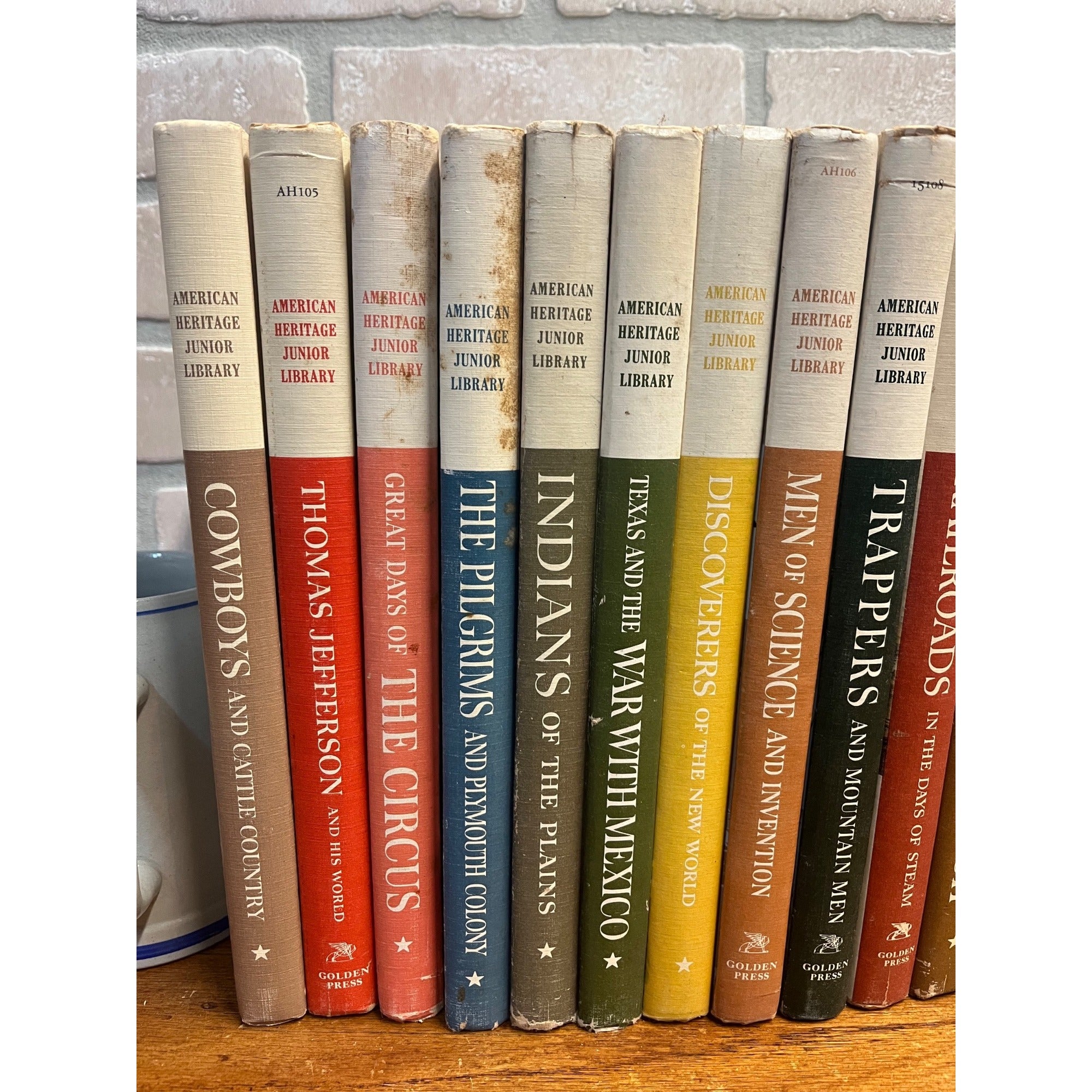 American Heritage Junior Library Hardcover Books Homeschool History Lot (14)