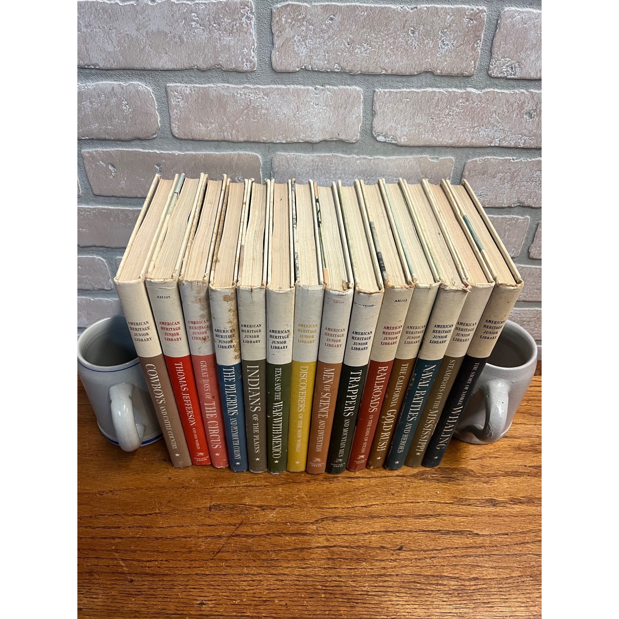American Heritage Junior Library Hardcover Books Homeschool History Lot (14)