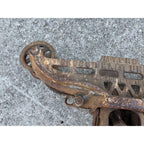 Antique F.E. Myers Cross Draft Cast Iron Farm Hay Trolley Barn Equipment