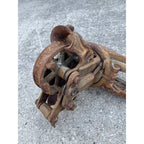 Antique F.E. Myers Cross Draft Cast Iron Farm Hay Trolley Barn Equipment