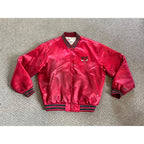 Vintage 1990s Swingster NBA Chicago Bulls Satin Bomber Jacket Mens XL Jordan
