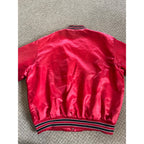Vintage 1990s Swingster NBA Chicago Bulls Satin Bomber Jacket Mens XL Jordan