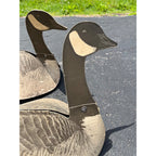 Vintage 1940s Dup-A-Goose Folding Decoys Pair Dunster Sporting Goods Seattle