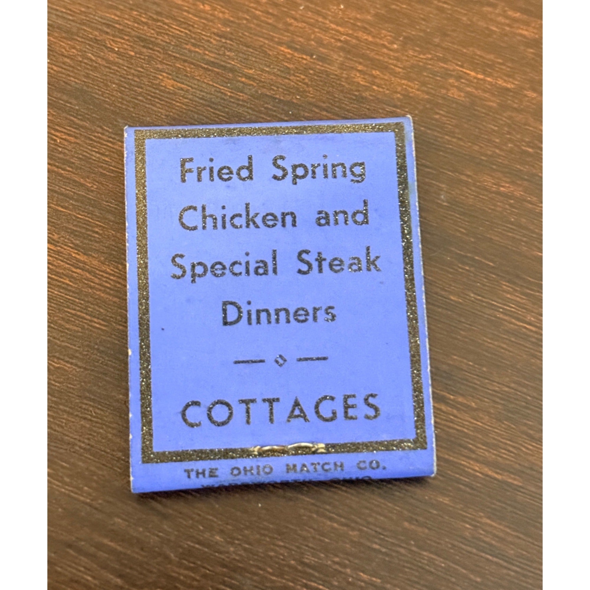 Vintage Farm Kitchen Baraboo Wisconsin WI Unstruck FULL Matchbook Restaurant