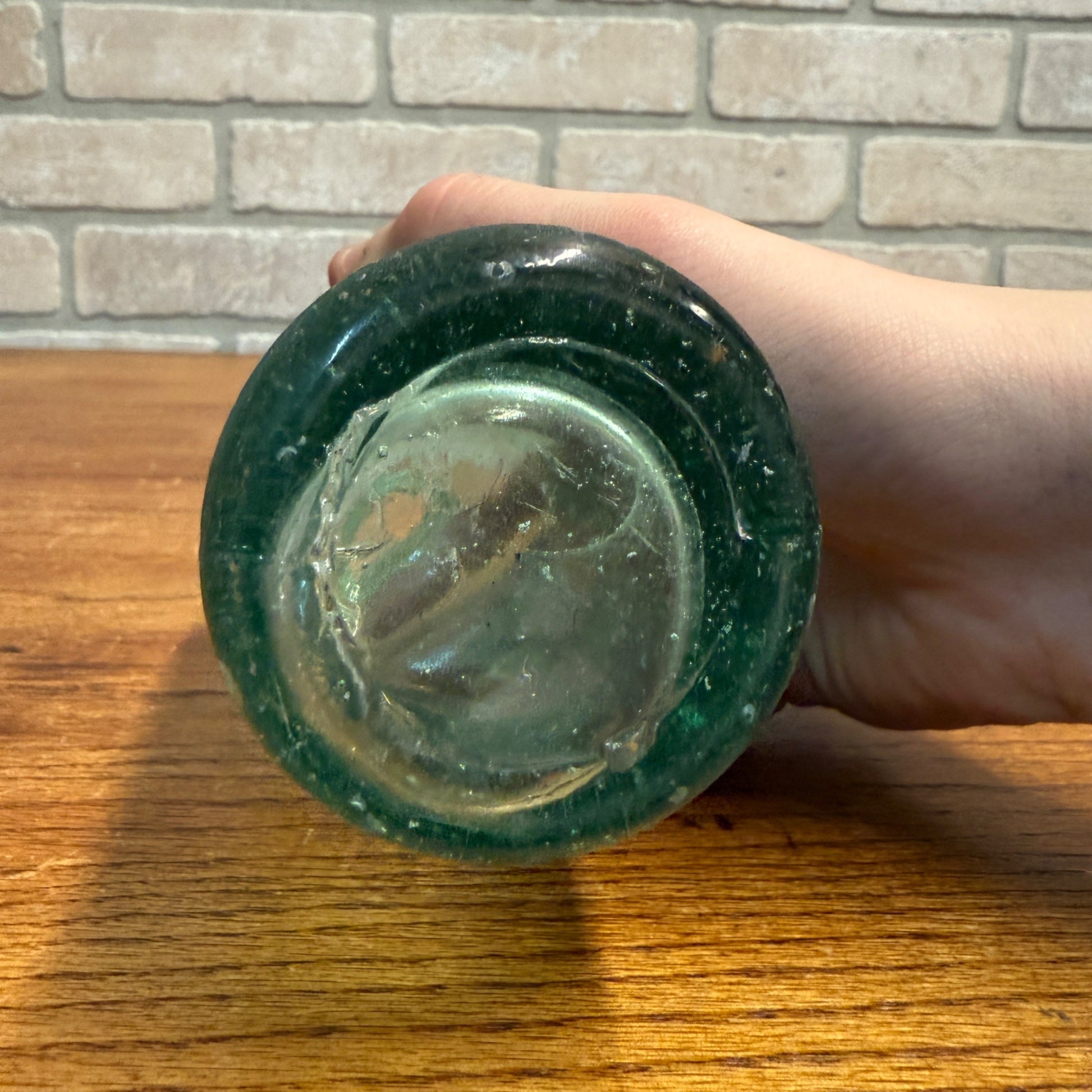 RARE Antique MP Boden -- West Bend, Wis -- Hutchinson Soda Blob Bottle WI