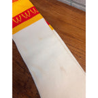 Vintage McDonald's Knit Scarf Red Yellow White Fringe Golden Arches 60”