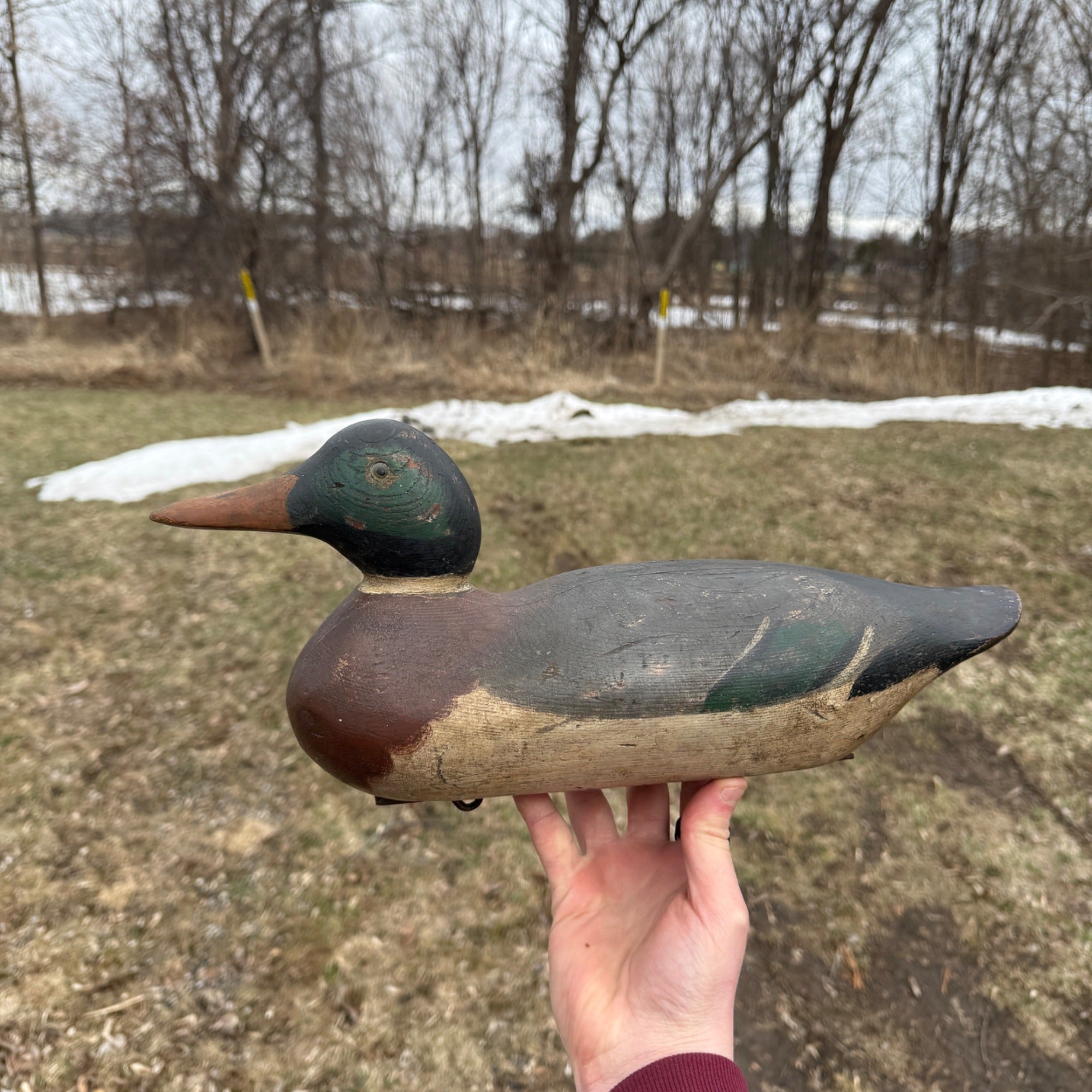 Gorgeous Mason Mallard Duck Decoy 1905  Original Paint