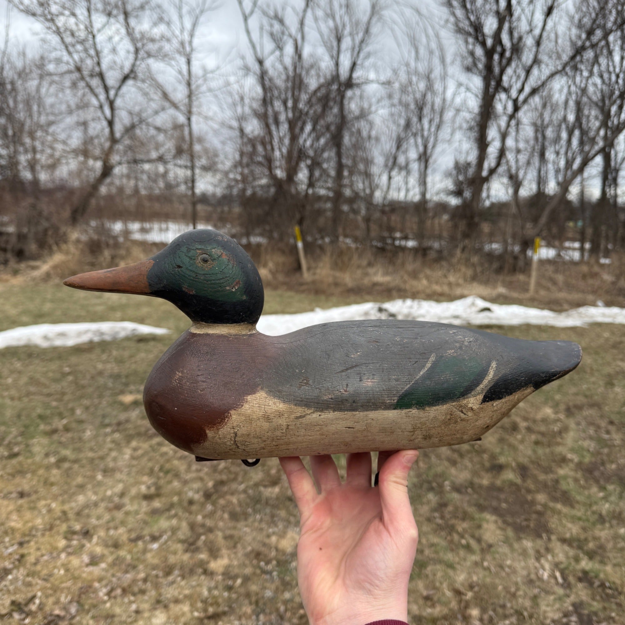 Gorgeous Mason Mallard Duck Decoy 1905  Original Paint