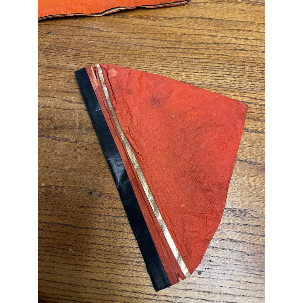 Vintage 1930s Halloween Party Crepe Tissue Paper Hats Flying Witch - German