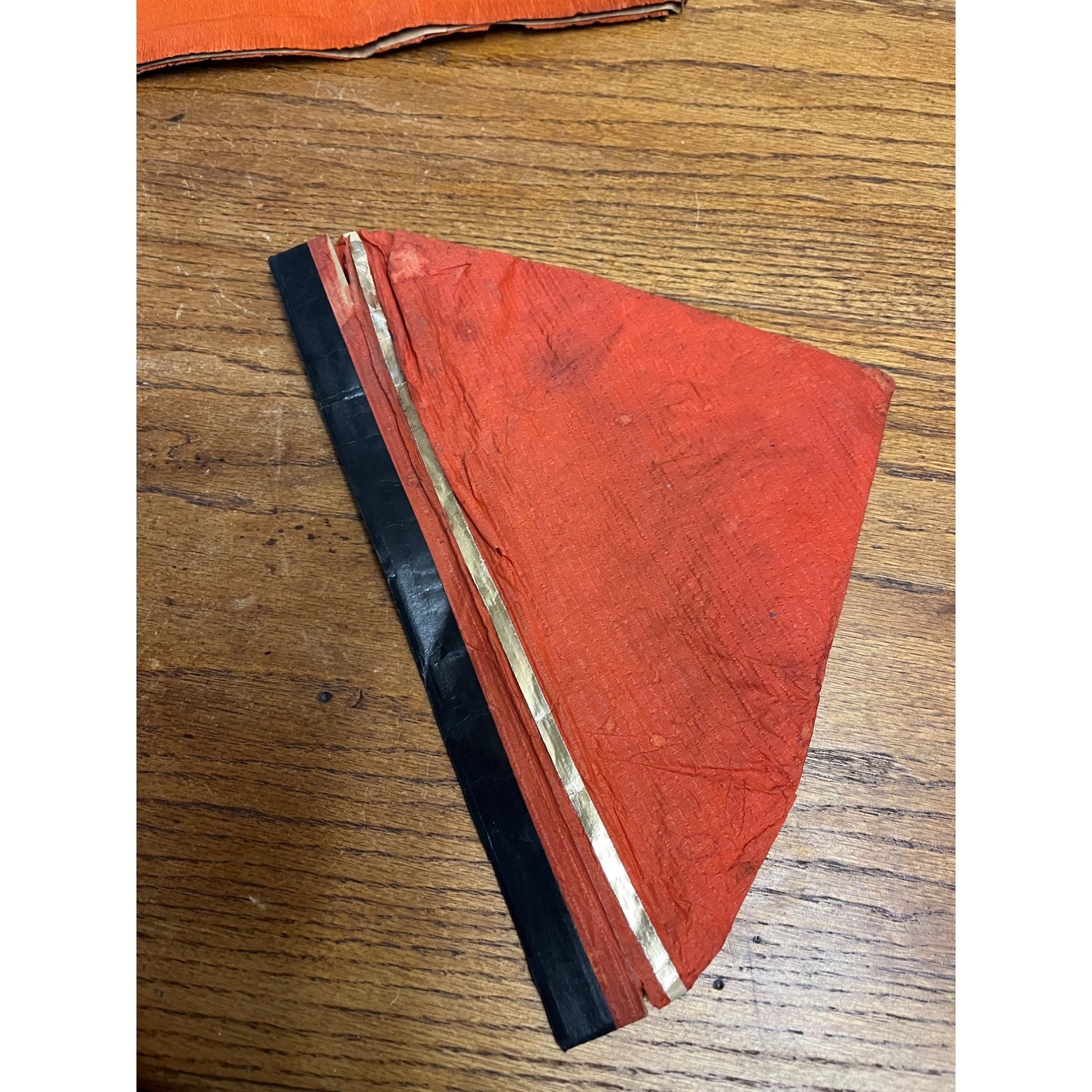 Vintage 1930s Halloween Party Crepe Tissue Paper Hats Flying Witch - German