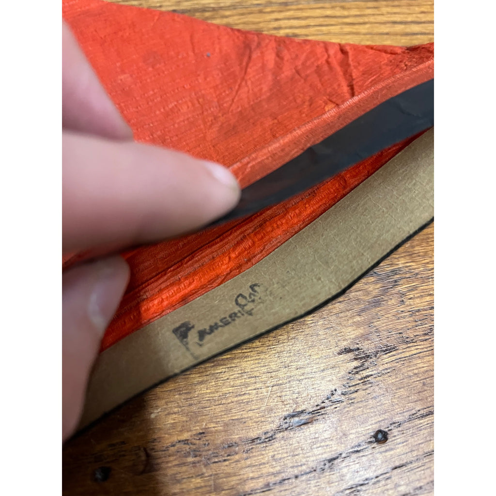 Vintage 1930s Halloween Party Crepe Tissue Paper Hats Flying Witch - German