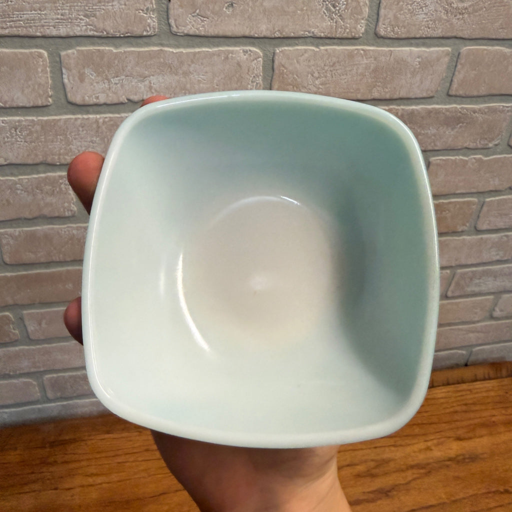 Vintage Pyrex 410 (12 Ounce) Turquoise Dip Bowl Mid-Century Ovenware