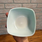 Vintage Pyrex 410 (12 Ounce) Turquoise Dip Bowl Mid-Century Ovenware