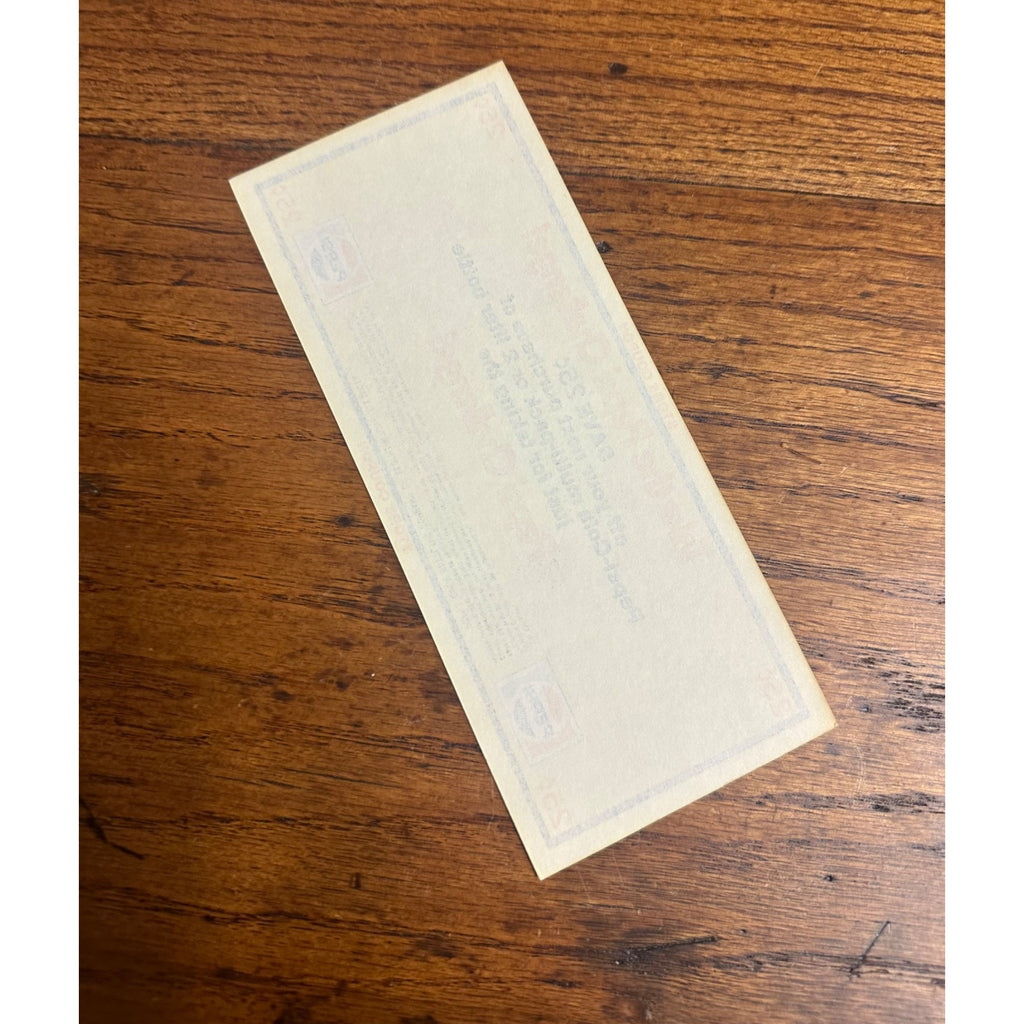 Vintage 1980s Pepsi Cola Store Coupon Promo Advertising Card Take the Challenge