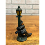 Antique Vintage Drunken Man Hobo Cast Iron Bottle Opener Lamp Post John Wright