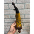 Antique 19th c. Scrimshaw Carved Powder Horn Charleston South Carolina Folk Art