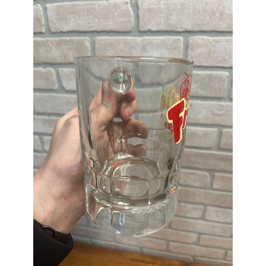 VINTAGE FROSTIE ROOT BEER SODA POP FOUNTAIN 5" HEAVY GLASS MUGS
