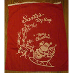Vintage Christmas Santa Toy Bag - Halco - New in Package!