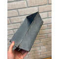 Antique Primitive Gray Enamel Graniteware Bread Pan/ Baking Dish/ Farmhouse Decor