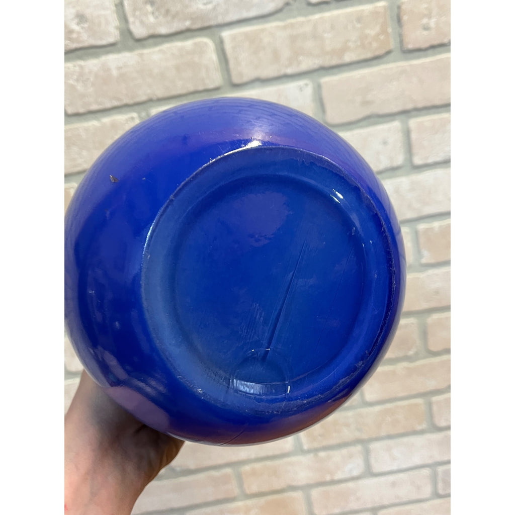 Vintage Hazel Atlas Tilt Fine Blue Tea Water Depression Glass Pitcher
