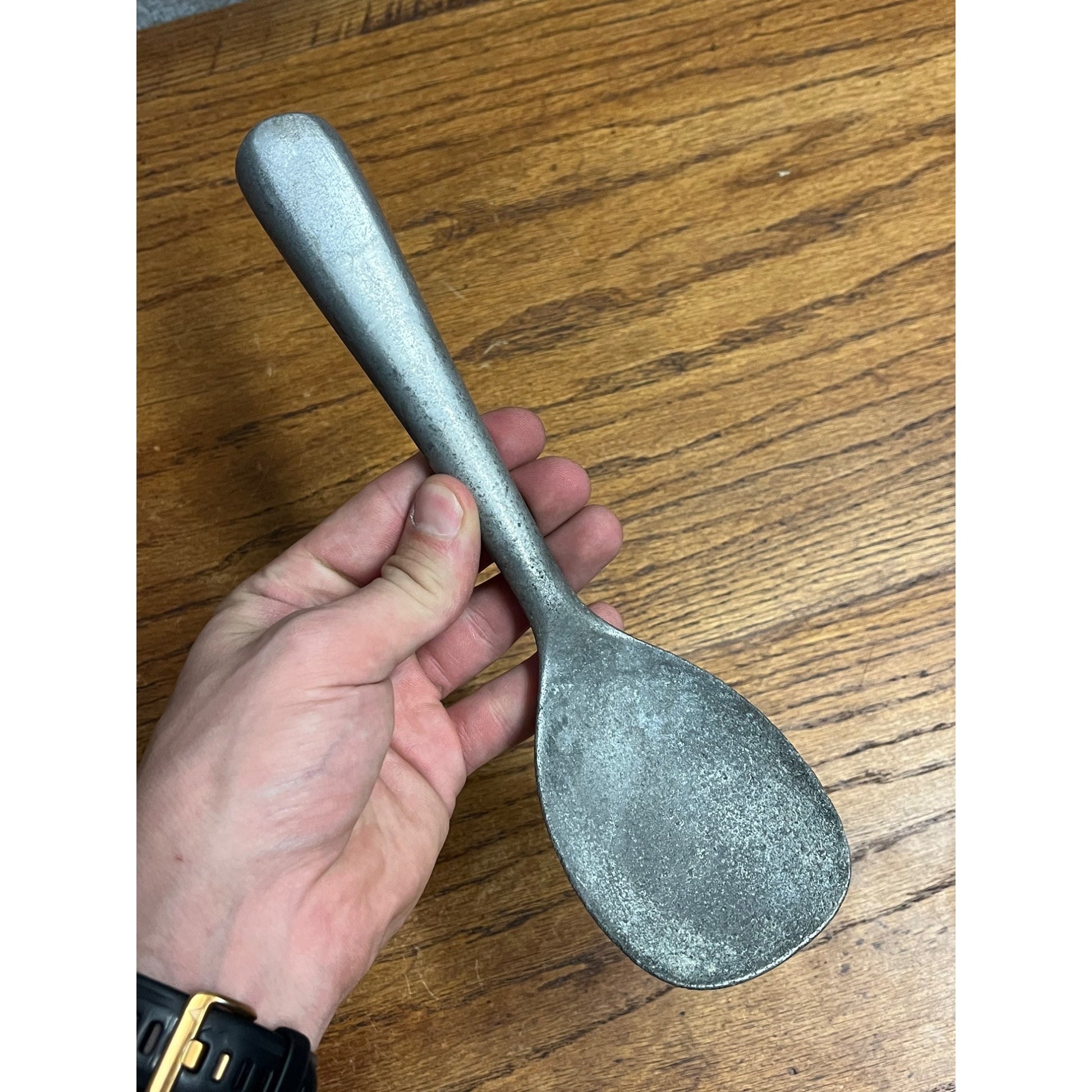 Vintage 1950s Safe-T Cone Chicago Steel Ice Cream Scoop Scooper 9" Weighted Handle