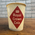 Vintage 6oz  RC Cola Royal Crown Soda Promotional Wax Paper Cup