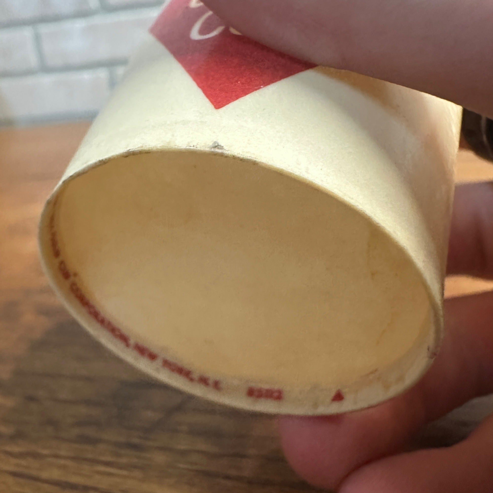 Vintage 6oz  RC Cola Royal Crown Soda Promotional Wax Paper Cup