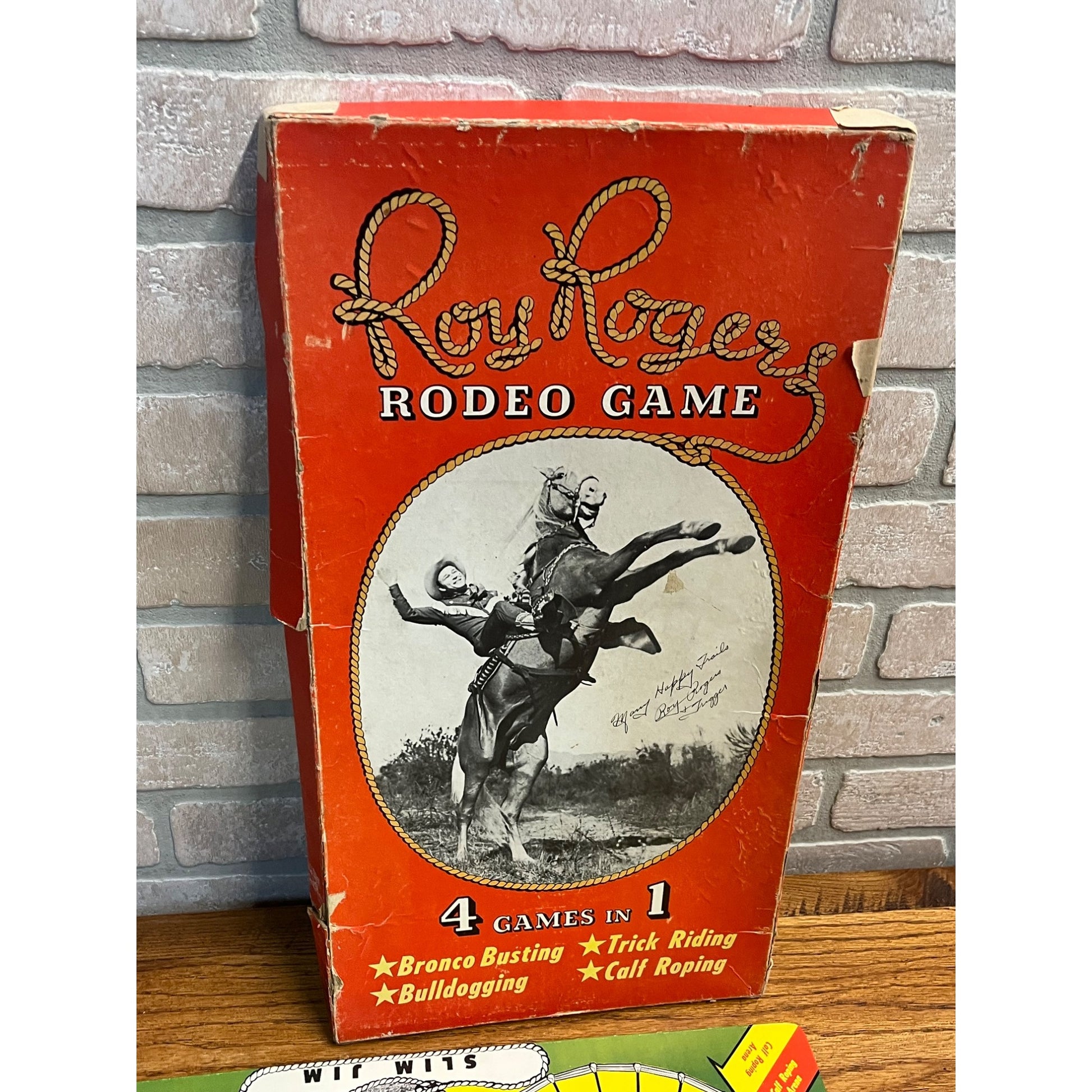 Vintage 1949 Roy Rogers Western Board Game - 100% Complete - Dee McCann