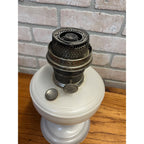 Aladdin White Kerosene Parlor Oil Lamp - No Chimney Nu Type Model B