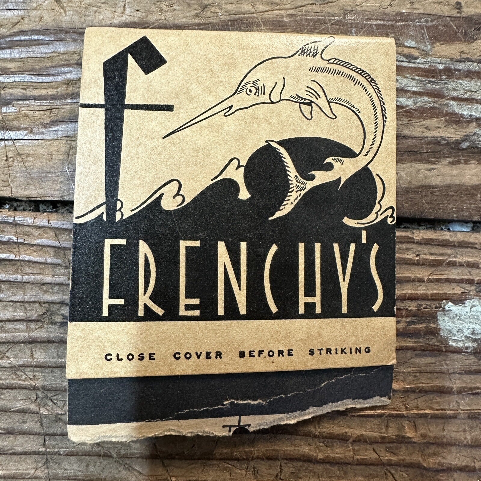 Vintage Advertising Matchbook - Frenchys Oversized Matchbook Milwaukee Wisconsin