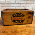 Vintage Rhinelander Beer Export Shorty Bottle Crate Case Brewery Wooden Wisconsin