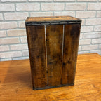 Vintage Rhinelander Beer Export Shorty Bottle Crate Case Brewery Wooden Wisconsin