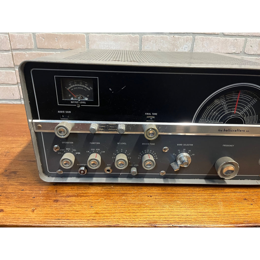 Vintage 1960s Hallicrafters HT-37 Amateur Radio Tube Transmitter