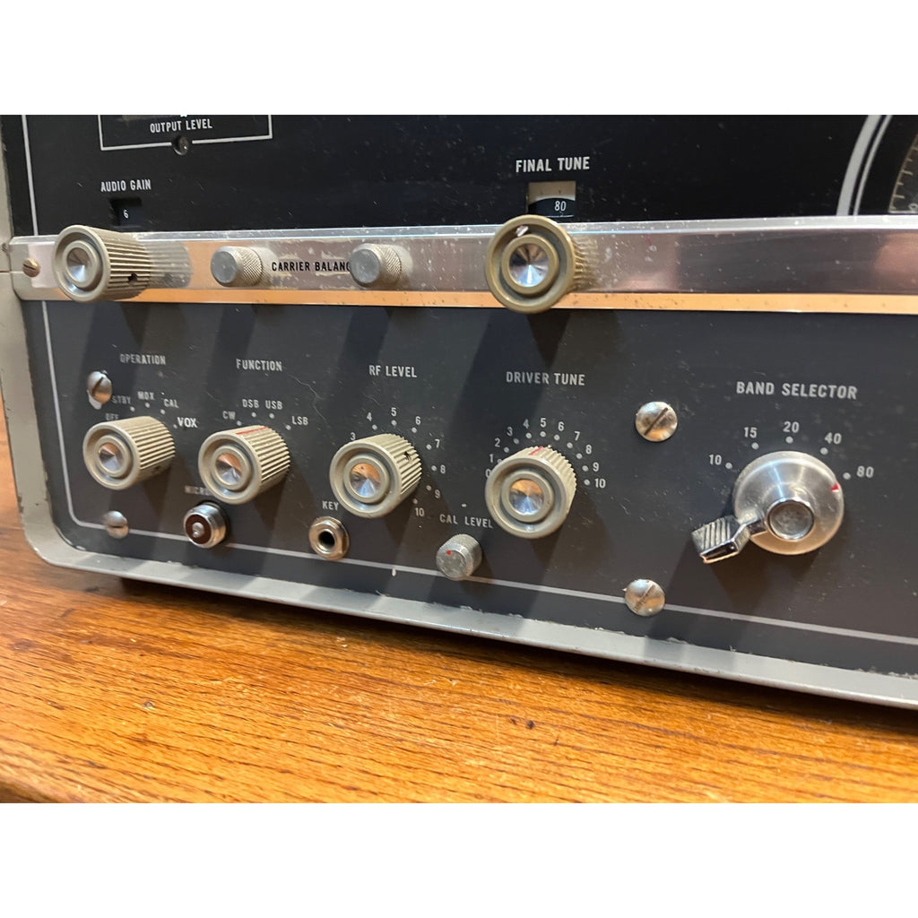 Vintage 1960s Hallicrafters HT-37 Amateur Radio Tube Transmitter
