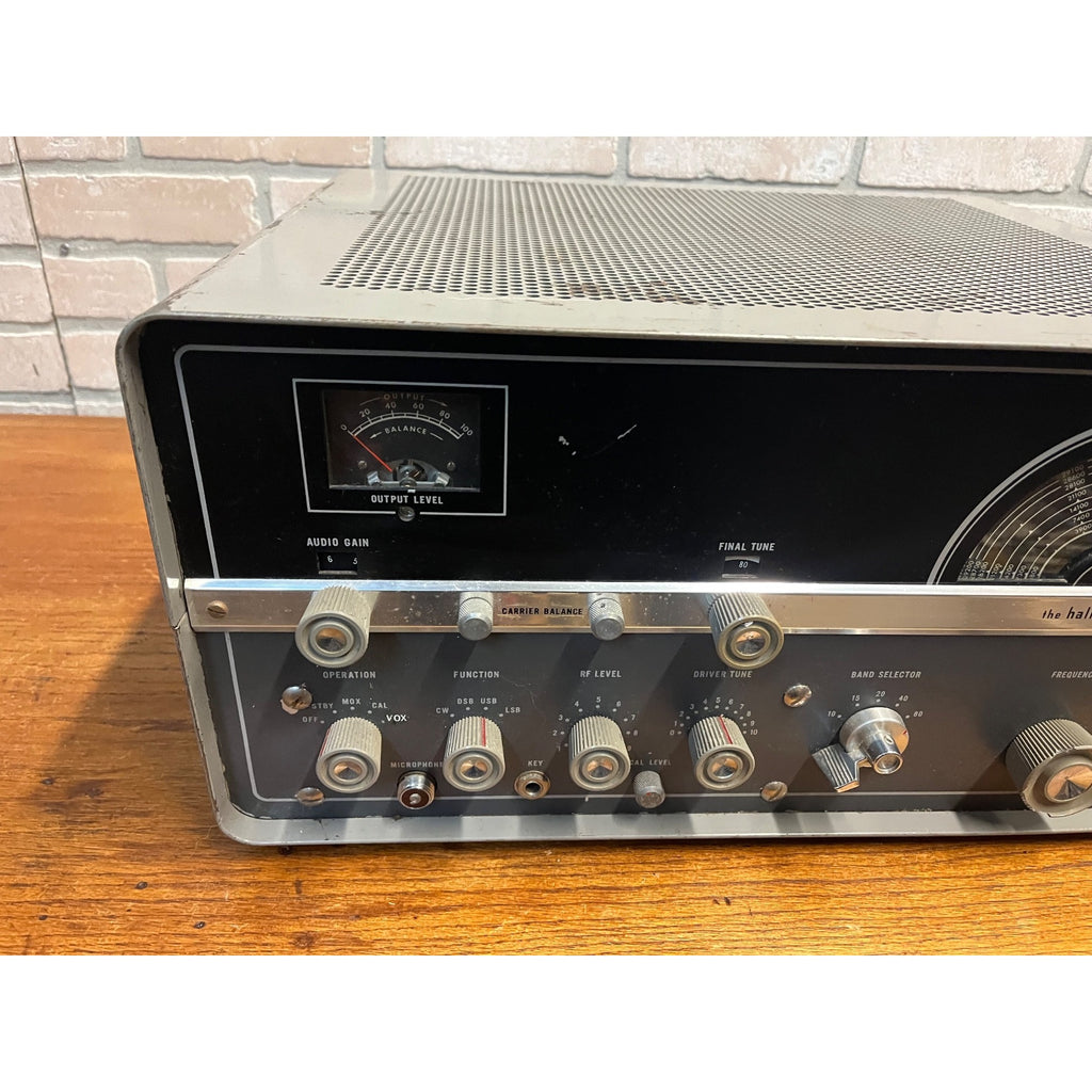 Vintage 1960s Hallicrafters HT-37 Amateur Radio Tube Transmitter